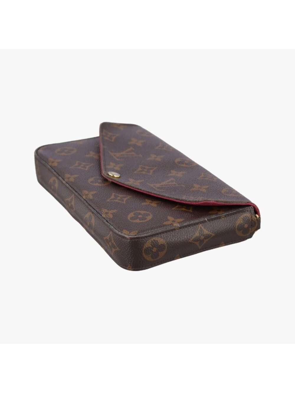 ★SOLD★ Louis Vuitton Pochette Felicity Monogram Brown Canvas Pouch - Picture 4 of 15